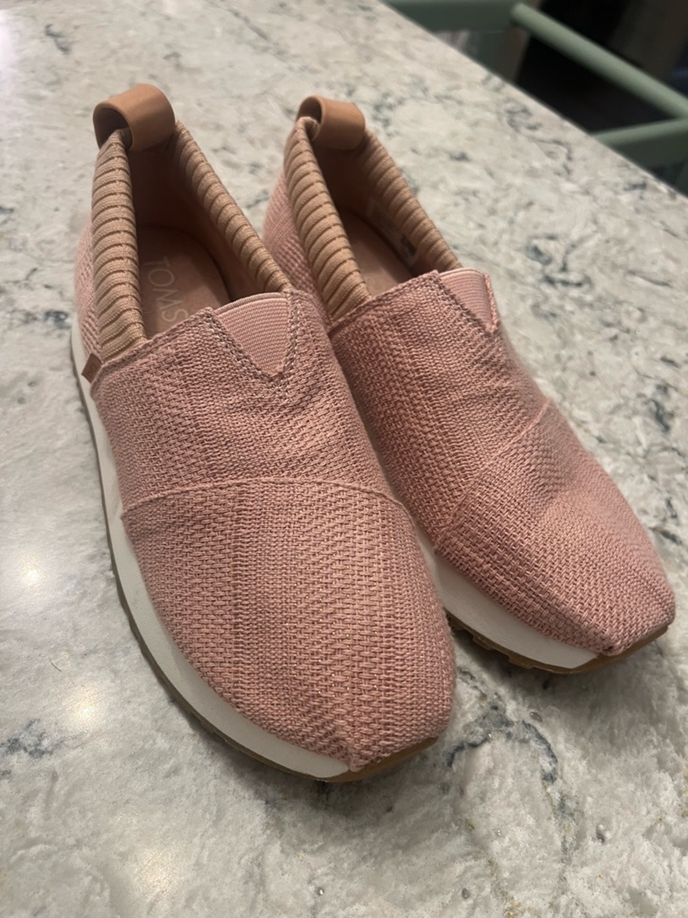 TOMS Women's Pink Resident 2.0 Slip-On Knit Sneakers